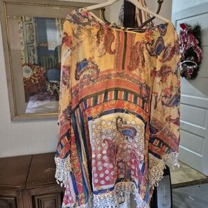 Multicolor Paisley Women's Blouse